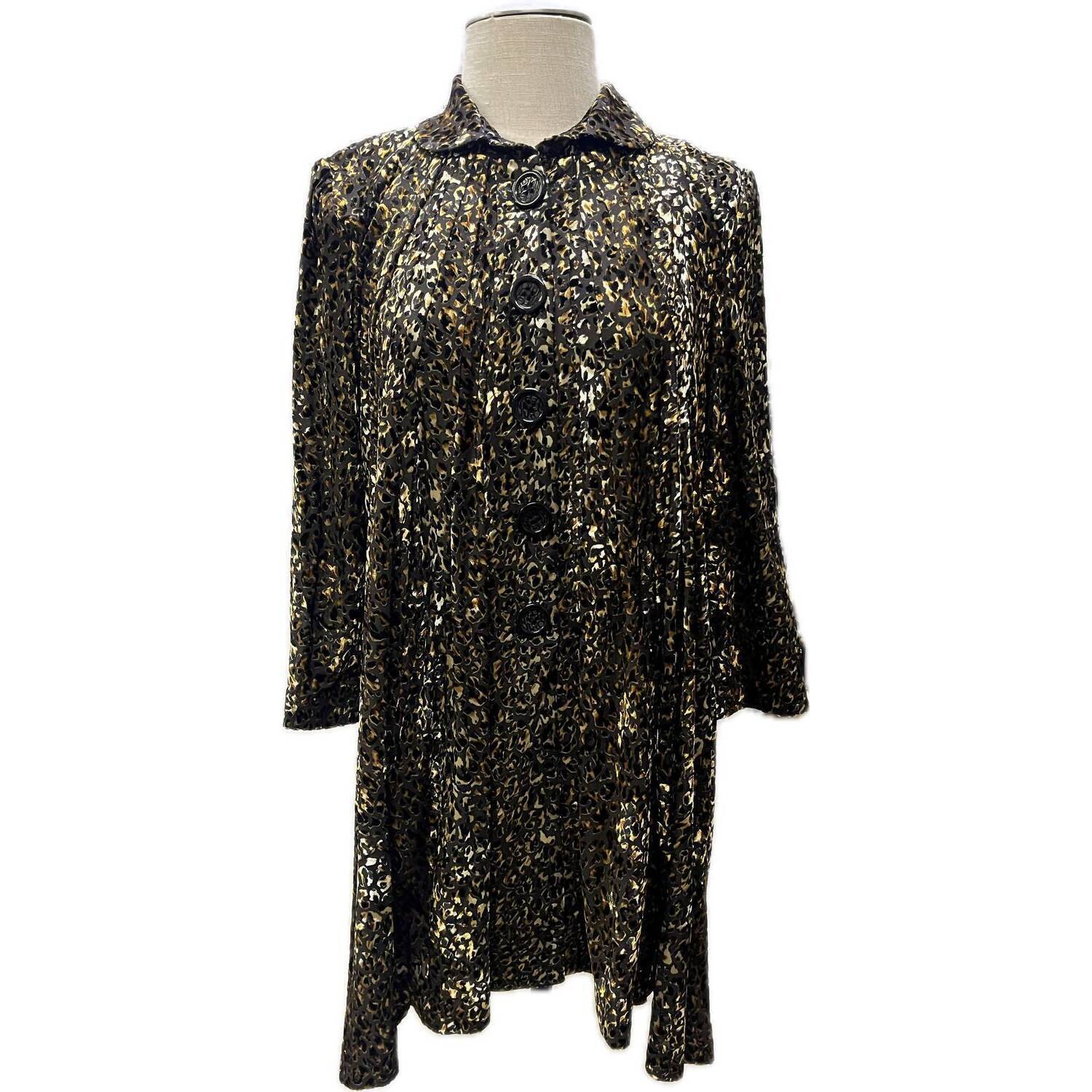 New An Ren Janice Pleated Coat In 212leo